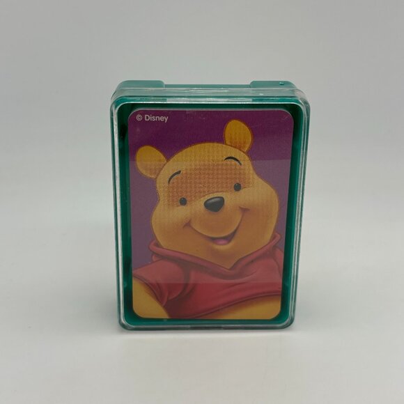 Disney Winnie the Pooh and Friends Miniature Playing Cards with Plastic Case New - Picture 1 of 8